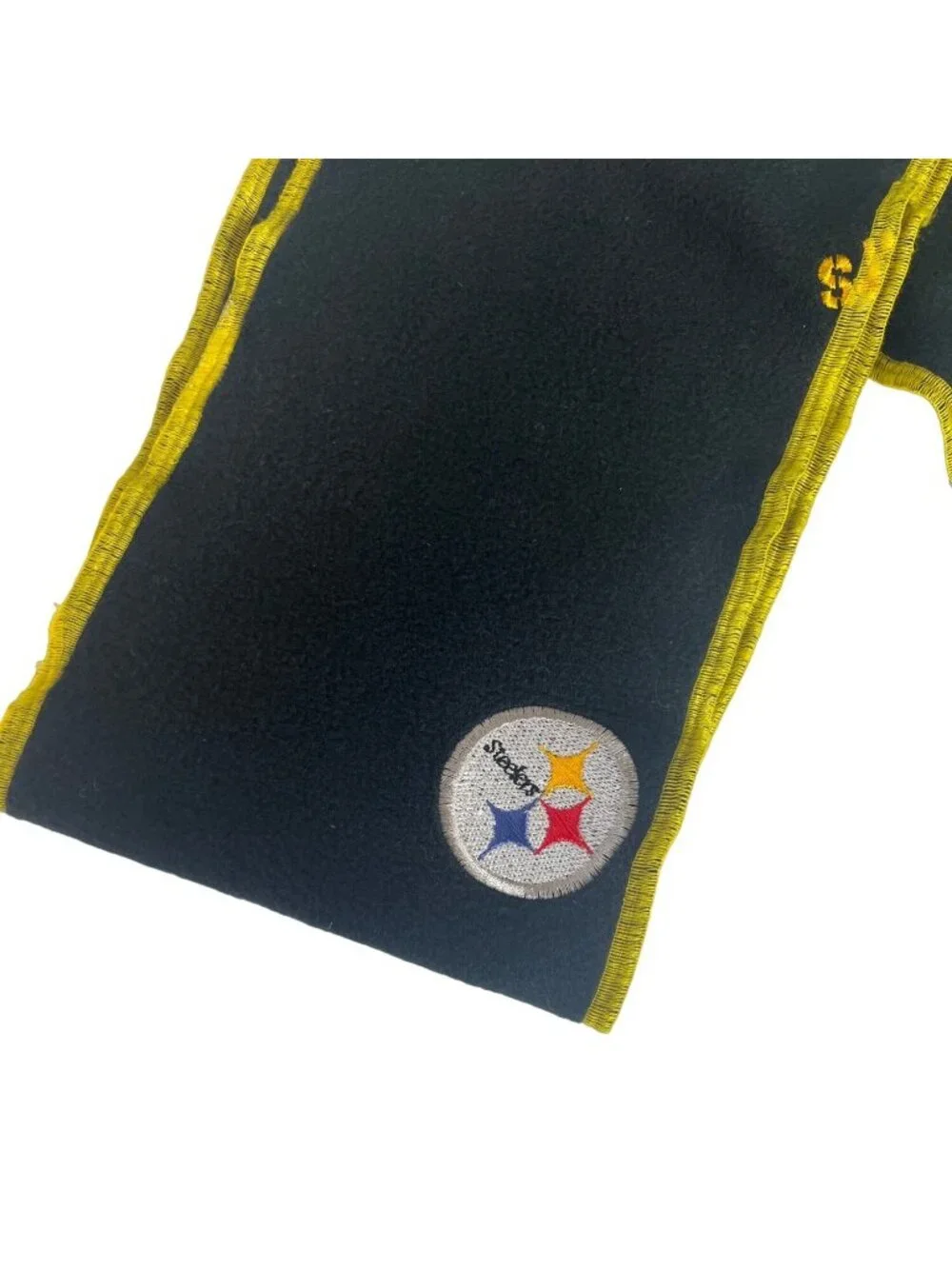 Pittsburgh Steelers Scarf Logos Black Yellow Winter Gameday Fanwear  7